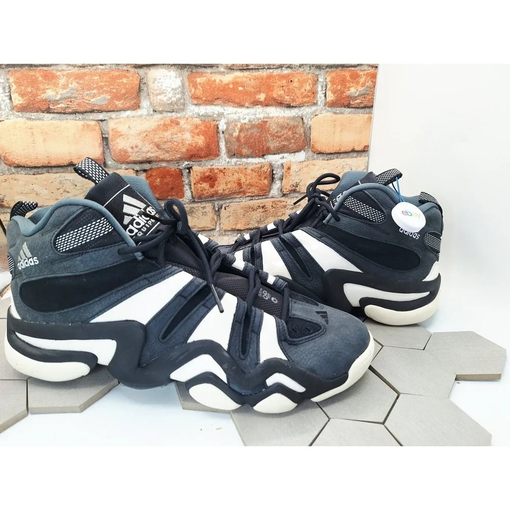 2023 Adidas Crazy 8 Kobe Bryant Core Black Cloud White Men Size 15 IF2448 Rare